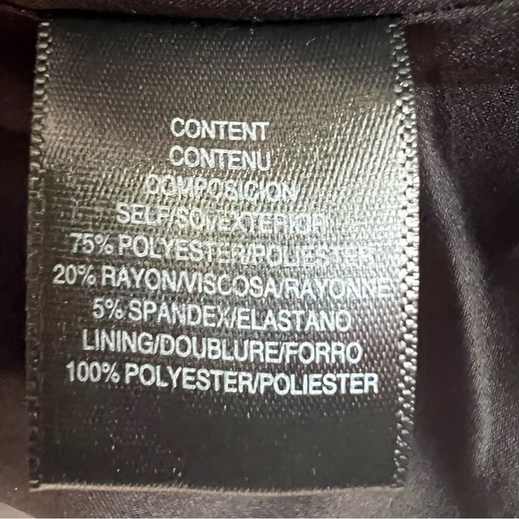 WAYF Houndstooth Black White Checkered Long Sleeve Crop Top Back Zip Size Small - Picture 10 of 11